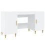 Escritorio de madera contrachapada blanco 140x50x75 cm de vidaXL, Escritorios - Ref: Foro24-812762, Precio: 119,48 €, Descuen...