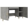 Escritorio de madera contrachapada gris hormigón 140x50x75 cm de vidaXL, Escritorios - Ref: Foro24-812766, Precio: 103,75 €, ...