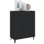 Aparador de madera contrachapada negro 69,5x34x90 cm de vidaXL, Aparadores - Ref: Foro24-812232, Precio: 86,01 €, Descuento: %