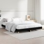Estructura de cama madera de ingeniería negra 135x190 cm de vidaXL, Camas y somieres - Ref: Foro24-832078, Precio: 95,71 €, D...
