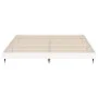 Estructura de cama madera de ingeniería blanca 180x200 cm de vidaXL, Camas y somieres - Ref: Foro24-832117, Precio: 125,36 €,...