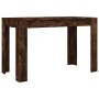 Mesa de comedor madera de ingeniería roble ahumado 120x60x76 cm en Mesas de comedor | Comprar online en Foru.es