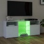 Mueble para TV con luces LED blanco 120x30x50 cm de vidaXL, Muebles TV - Ref: Foro24-804301, Precio: 84,85 €, Descuento: %