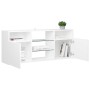Mueble para TV con luces LED blanco 120x30x50 cm de vidaXL, Muebles TV - Ref: Foro24-804301, Precio: 84,85 €, Descuento: %