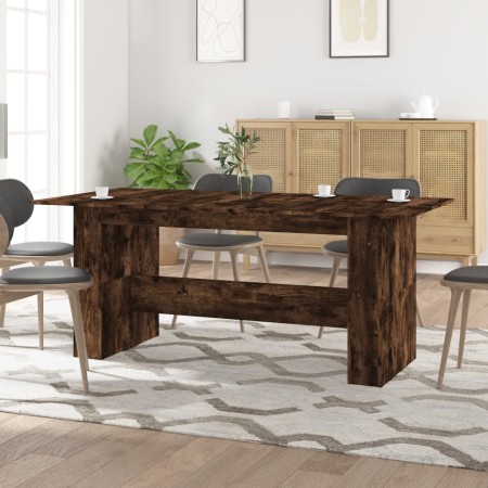 Mesa de comedor madera de ingeniería roble ahumado 180x90x76 cm en Mesas de comedor | Comprar online en Foru.es
