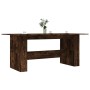 Mesa de comedor madera de ingeniería roble ahumado 180x90x76 cm en Mesas de comedor | Comprar online en Foru.es