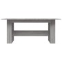 Mesa de comedor madera de ingeniería Sonoma gris 180x90x76 cm en Mesas de comedor | Comprar online en Foru.es