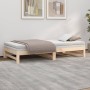 Sofá cama extraíble madera maciza de pino 2x(90x200) cm de vidaXL, Camas y somieres - Ref: Foro24-823404, Precio: 116,64 €, D...