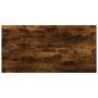 Estantes pared 4 uds madera ingeniería roble humo 40x20x1,5 cm en Estanterías | Comprar online en Foru.es