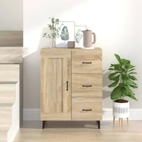 Sonoma oak plywood sideboard 69.5x34x90 cm by vidaXL, Sideboards - Ref: Foro24-812234, Price: 90,46 €, Discount: %