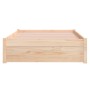 Estructura de cama madera maciza 100x200 cm de vidaXL, Camas y somieres - Ref: Foro24-814939, Precio: 124,42 €, Descuento: %