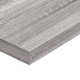 Estantes pared 4 uds madera ingeniería gris Sonoma 60x10x1,5 cm en Estanterías | Comprar online en Foru.es