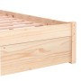Estructura de cama madera maciza 100x200 cm de vidaXL, Camas y somieres - Ref: Foro24-814939, Precio: 124,42 €, Descuento: %
