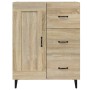 Aparador de madera contrachapada roble Sonoma 69,5x34x90 cm de vidaXL, Aparadores - Ref: Foro24-812234, Precio: 91,68 €, Desc...