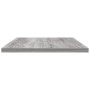 Estantes pared 4 uds madera ingeniería gris Sonoma 60x20x1,5 cm en Estanterías | Comprar online en Foru.es