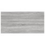 Estantes pared 4 uds madera ingeniería gris Sonoma 60x30x1,5 cm en Estanterías | Comprar online en Foru.es