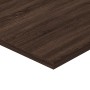 Estantes pared 4 uds madera ingeniería marrón roble 60x40x1,5cm en Estanterías | Comprar online en Foru.es