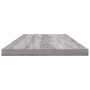Estantes pared 4 uds madera ingeniería gris Sonoma 80x20x1,5 cm en Estanterías | Comprar online en Foru.es