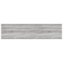 Estantes pared 4 uds madera ingeniería gris Sonoma 80x20x1,5 cm en Estanterías | Comprar online en Foru.es