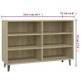 Aparador de madera contrachapada roble Sonoma 103,5x35x70 cm de vidaXL, Aparadores - Ref: Foro24-806043, Precio: 81,84 €, Des...