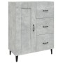Aparador de madera contrachapada gris hormigón 69,5x34x90 cm de vidaXL, Aparadores - Ref: Foro24-812235, Precio: 82,00 €, Des...
