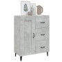 Aparador de madera contrachapada gris hormigón 69,5x34x90 cm de vidaXL, Aparadores - Ref: Foro24-812235, Precio: 82,00 €, Des...