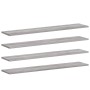 Estantes pared 4 uds madera ingeniería gris Sonoma 100x20x1,5cm en Estanterías | Comprar online en Foru.es