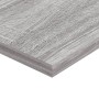 Estantes pared 4 uds madera ingeniería gris Sonoma 100x20x1,5cm en Estanterías | Comprar online en Foru.es