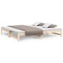Sofá cama extraíble madera maciza de pino 2x(80x200) cm de vidaXL, Camas y somieres - Ref: Foro24-823409, Precio: 128,21 €, D...