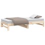 Sofá cama extraíble madera maciza de pino 2x(80x200) cm de vidaXL, Camas y somieres - Ref: Foro24-823409, Precio: 128,21 €, D...