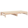 Sofá cama extraíble madera maciza de pino 2x(80x200) cm de vidaXL, Camas y somieres - Ref: Foro24-823409, Precio: 128,21 €, D...