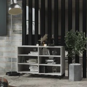 Aparador de madera contrachapada gris hormigón 103,5x35x70 cm de vidaXL, Aparadores - Ref: Foro24-806044, Precio: 64,65 €, De...