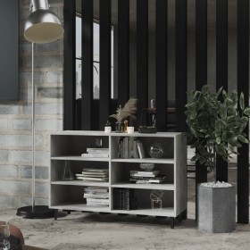 Aparador de madera contrachapada gris hormigón 103,5x35x70 cm de vidaXL, Aparadores - Ref: Foro24-806044, Precio: 65,65 €, De...