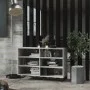 Concrete gray plywood sideboard 103.5x35x70 cm by vidaXL, Sideboards - Ref: Foro24-806044, Price: 64,65 €, Discount: %