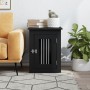 Jaula para perros madera de ingeniería negro 45x62x59 cm en Casetas para perros | Comprar online en Foru.es
