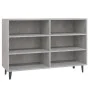 Concrete gray plywood sideboard 103.5x35x70 cm by vidaXL, Sideboards - Ref: Foro24-806044, Price: 64,65 €, Discount: %