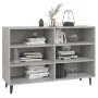 Concrete gray plywood sideboard 103.5x35x70 cm by vidaXL, Sideboards - Ref: Foro24-806044, Price: 64,65 €, Discount: %