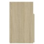 Armario TV con luces LED roble Sonoma 120x30x50 cm de vidaXL, Muebles TV - Ref: Foro24-804304, Precio: 91,85 €, Descuento: %