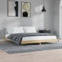 Estructura de cama madera de ingeniería roble Sonoma 160x200 cm de vidaXL, Camas y somieres - Ref: Foro24-832128, Precio: 130...