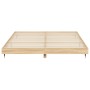 Estructura de cama madera de ingeniería roble Sonoma 160x200 cm de vidaXL, Camas y somieres - Ref: Foro24-832128, Precio: 130...