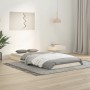 Estructura de cama madera maciza de pino blanco 90x200 cm de vidaXL, Camas y somieres - Ref: Foro24-823460, Precio: 58,54 €, ...