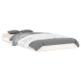 Estructura de cama madera maciza de pino blanco 90x200 cm de vidaXL, Camas y somieres - Ref: Foro24-823460, Precio: 58,54 €, ...