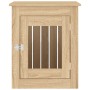 Jaula para perros madera de ingeniería roble Sonoma 55x75x65 cm en Casetas para perros | Comprar online en Foru.es