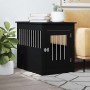 Jaula para perros madera de ingeniería negro 55x80x68 cm en Casetas para perros | Comprar online en Foru.es