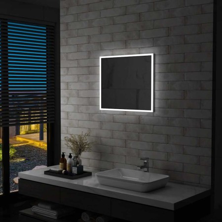 Espejo de pared de baño con LED 60x50 cm en Espejos | Comprar online en Foru.es