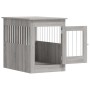 Jaula para perros madera de ingeniería gris Sonoma 55x80x68 cm en Casetas para perros | Comprar online en Foru.es