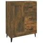 Smoked oak plywood sideboard 69.5x34x90 cm by vidaXL, Sideboards - Ref: Foro24-817372, Price: 70,30 €, Discount: %