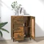 Smoked oak plywood sideboard 69.5x34x90 cm by vidaXL, Sideboards - Ref: Foro24-817372, Price: 70,30 €, Discount: %
