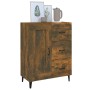Aparador madera contrachapada color roble ahumado 69,5x34x90 cm de vidaXL, Aparadores - Ref: Foro24-817372, Precio: 70,85 €, ...