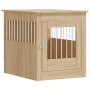 Jaula para perros madera ingeniería roble Sonoma 64,5x80x71 cm en Casetas para perros | Comprar online en Foru.es